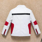 Boys Windproof Leather-Style Jacket - Color Stitching Moto Coat