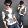 Boys Plus Velvet Long Sleeve Hoodie - Autumn Winter Warm Top