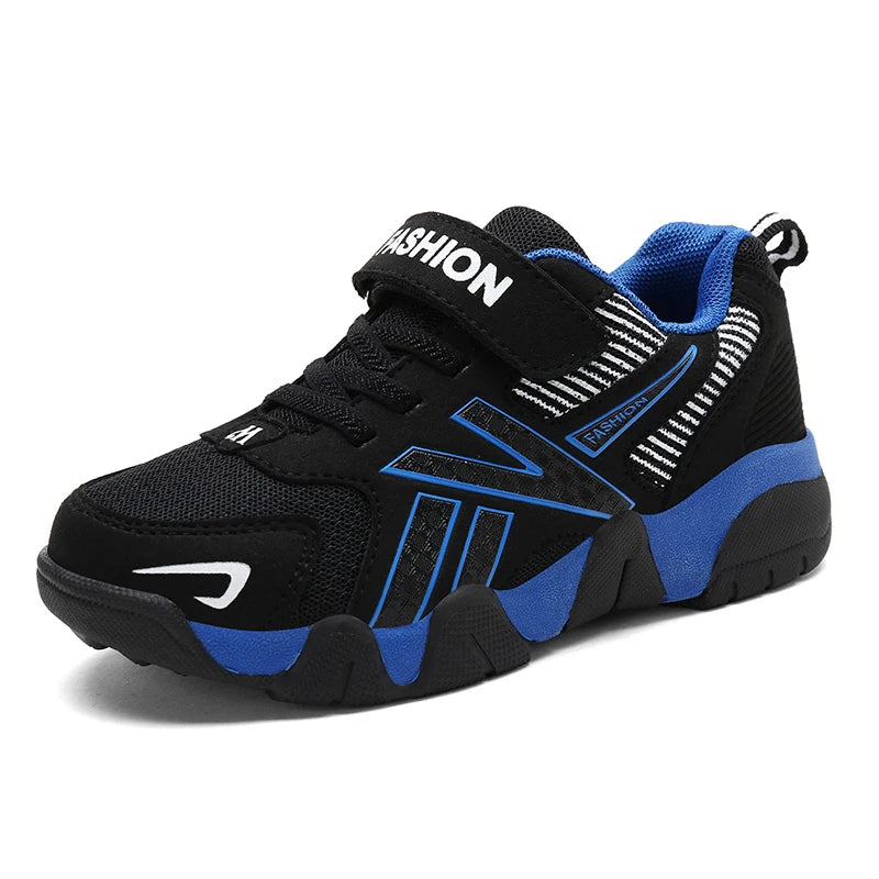 Boys Breathable Mesh Running Shoes - Lightweight Outdoor Sneakers