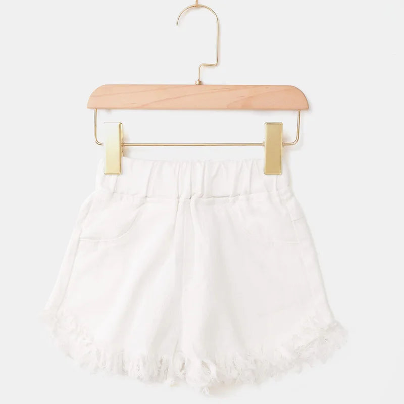 Girls Casual Summer Denim Shorts