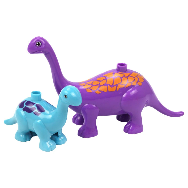 Zoo Animal Building Blocks Set - Elephant Tiger Bird Brick Toy