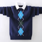 Boys Cotton Cardigan Sweater - Button Front Winter Layer