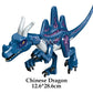 Jurassic Dinosaur Building Blocks Set - Raptor and T-Rex Figure Bricks