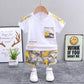 Toddler Sports T-Shirt and Shorts Set - Cotton Two-Piece Outfit