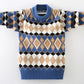 Boys Cotton Cardigan Sweater - Button Front Winter Layer