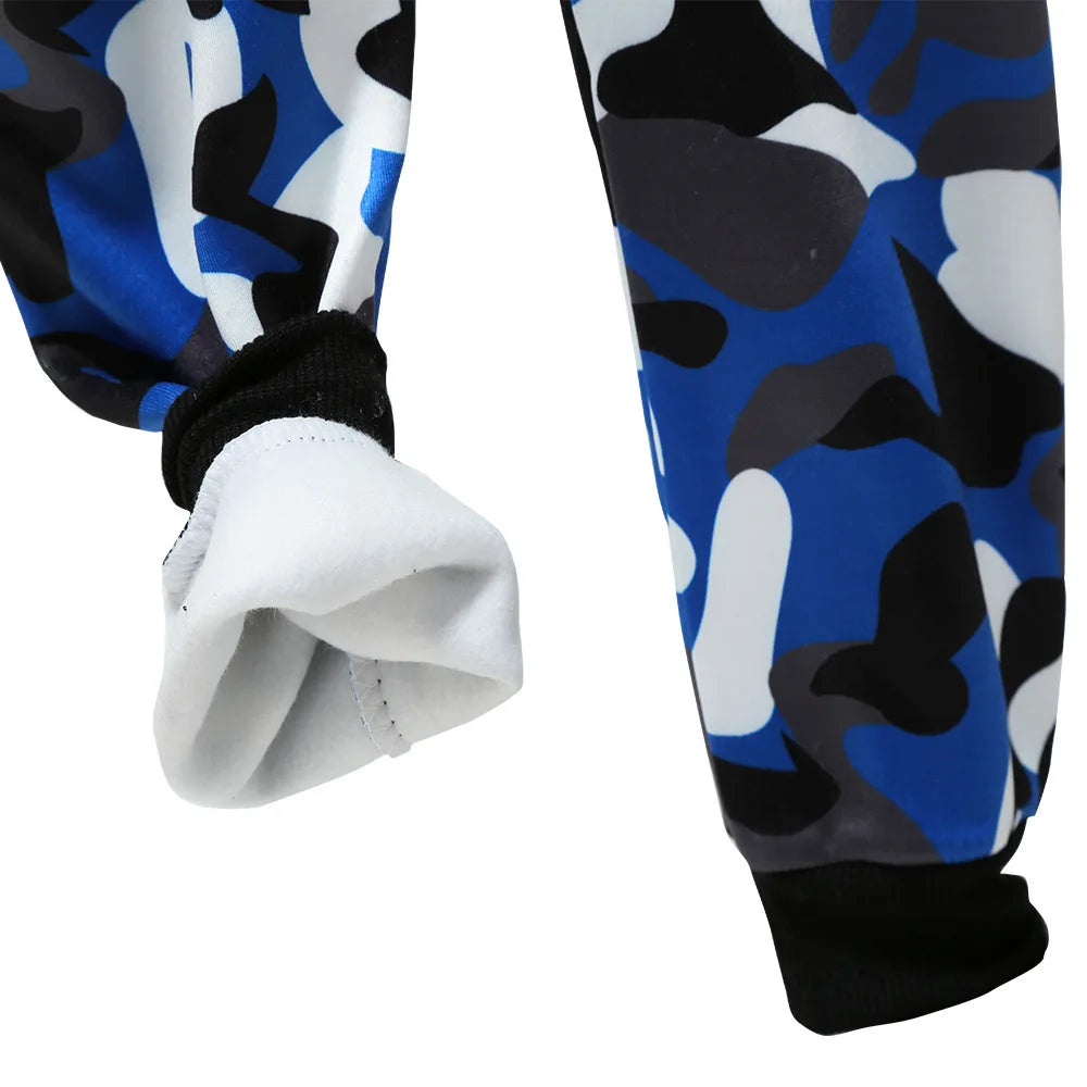 Baby Boys Camouflage Sport Suit - Windproof Jacket and Pants Set