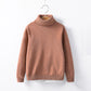 Toddler Turtleneck Knitted Sweater - Warm Plain Winter Top