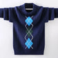Boys Cotton Cardigan Sweater - Button Front Winter Layer