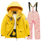 Kids Waterproof Windproof Ski Suit - Warm Snow Play Coat