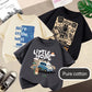 Boys Car Cartoon T-Shirt - Loose Short Sleeve Summer Tee