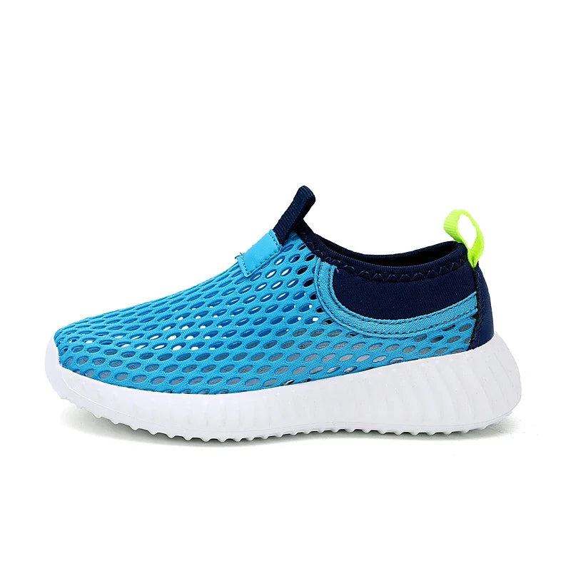 Kids Breathable Tennis Sneakers - Summer Mesh Running Shoes