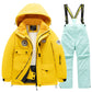 Kids Waterproof Windproof Ski Suit - Warm Snow Play Coat