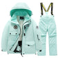 Kids Waterproof Windproof Ski Suit - Warm Snow Play Coat