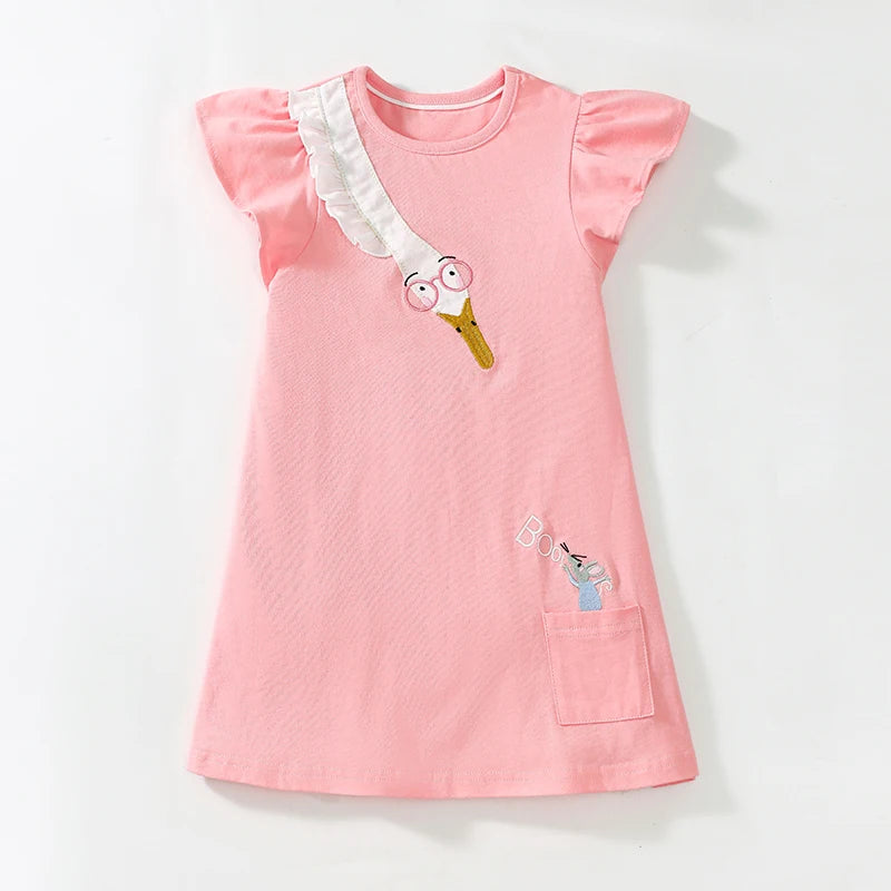Baby Girls Cotton Summer Dress - Lovely Toddler Style