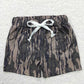 Toddler Boys Camo Pocket Shorts - Elastic Waist Summer Pant