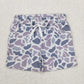 Toddler Boys Camo Pocket Shorts - Elastic Waist Summer Pant