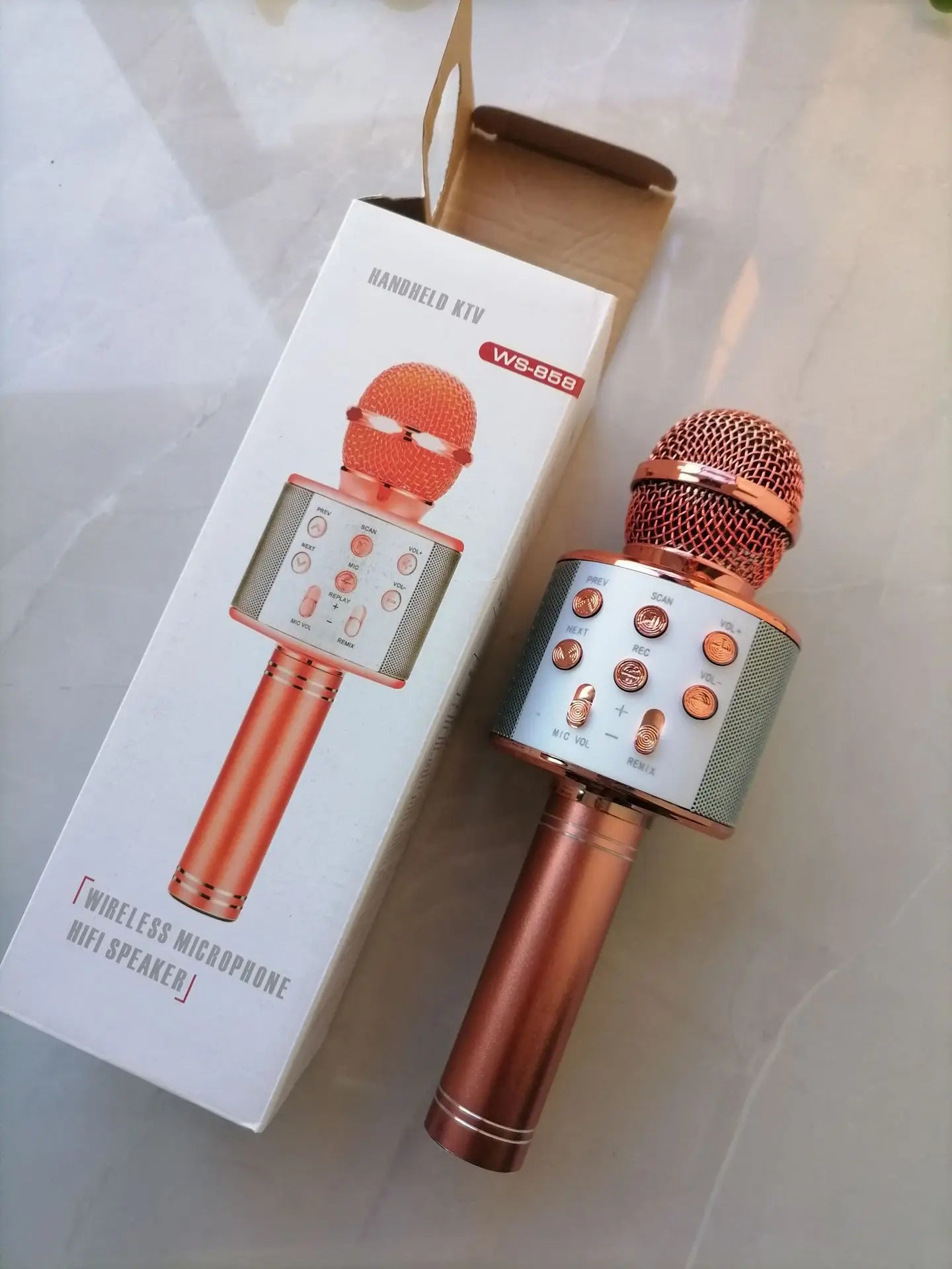 K12 Wireless Bluetooth Karaoke Microphone