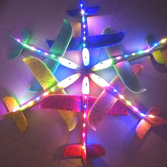 Foam Plane Glider Toy - 33/50CM Hand Throw Outdoor Airplane