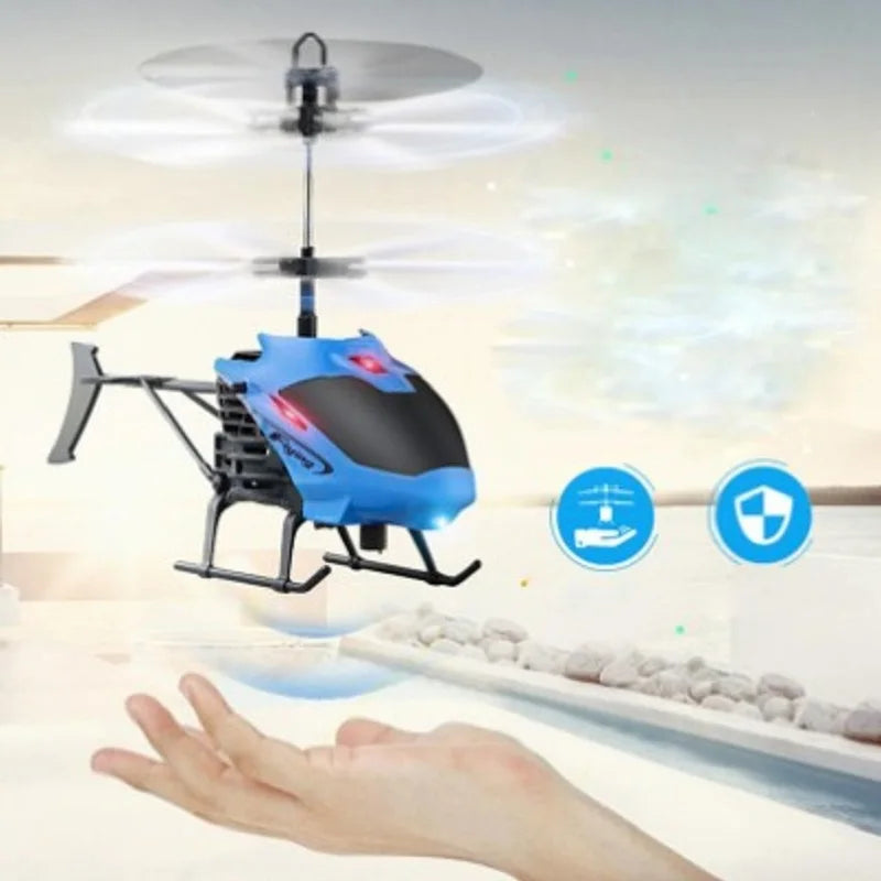 Mini Infrared Induction RC Drone - Flashing Light Helicopter Toy