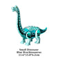 Jurassic Dinosaur Building Blocks Set - Raptor and T-Rex Figure Bricks
