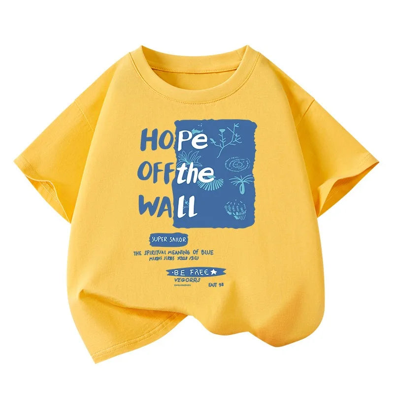Boys Car Cartoon T-Shirt - Loose Short Sleeve Summer Tee