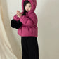 Kids Hooded Cotton Padded Down Coat - Warm Winter Outerwear