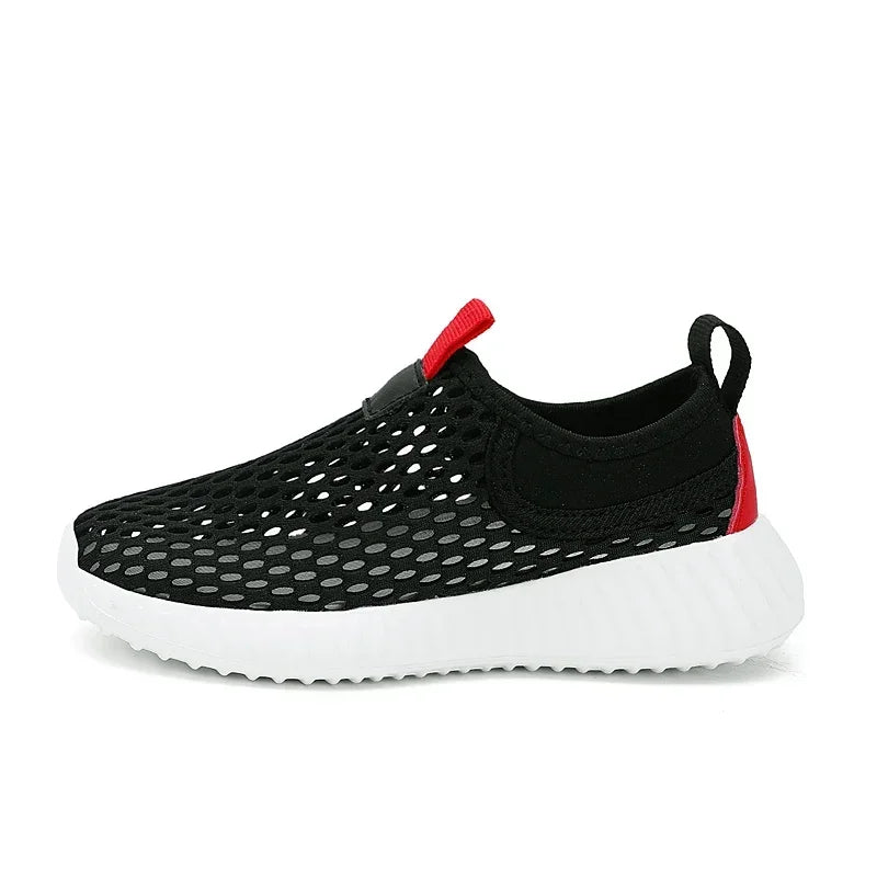 Kids Breathable Tennis Sneakers - Summer Mesh Running Shoes