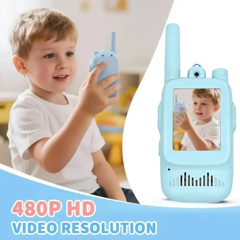 Rechargeable Kids Video Walkie Talkie Set