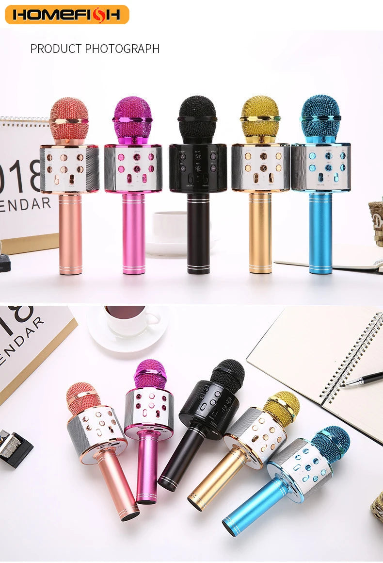 K12 Wireless Bluetooth Karaoke Microphone