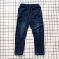 Boys Skinny Denim Jeans - Elastic Waist Casual Trousers