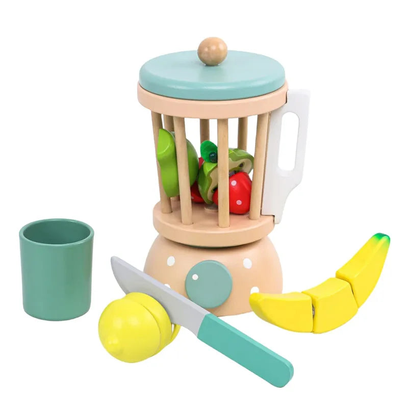 Wooden Pretend Play Kitchen Toy Set