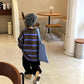 Boys Striped Long Sleeve T-Shirt - Loose Spring Autumn Top