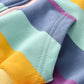 Girls Rainbow Stripe Hooded Jacket - Zipper Pocket Style