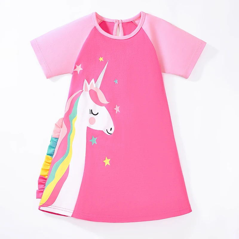 Baby Girls Cotton Summer Dress - Lovely Toddler Style