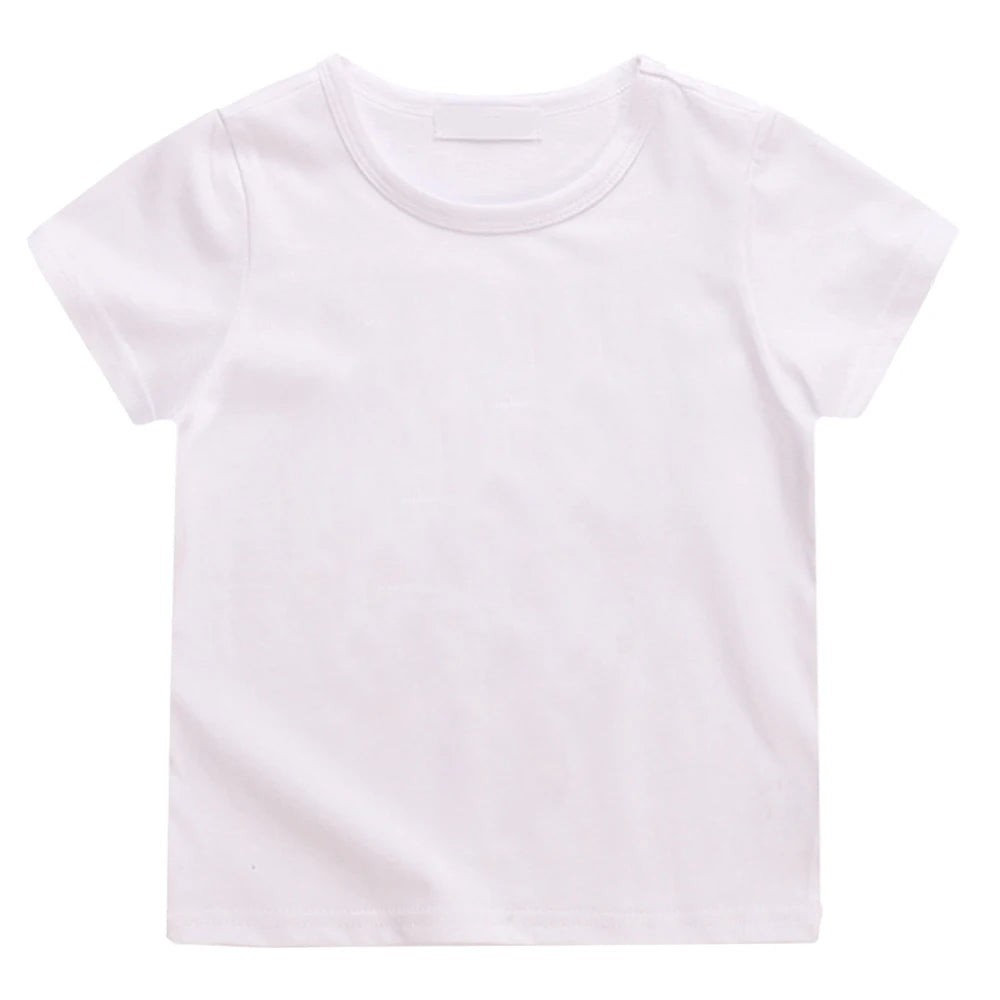 Kids Donut Graphic T-Shirt - Cotton Summer Short Sleeve Top