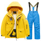 Kids Waterproof Windproof Ski Suit - Warm Snow Play Coat