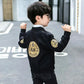 Boys PU Leather Jacket - Plus Velvet Warm Winter Coat