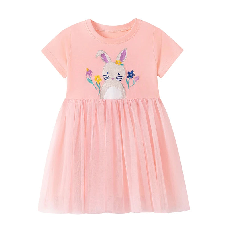 Baby Girls Cotton Summer Dress - Lovely Toddler Style