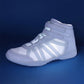 Girls White High Top Cheer Shoes - Lightweight Training Sneakers