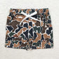 Toddler Boys Camo Pocket Shorts - Elastic Waist Summer Pant