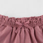 Girls Solid Cotton Casual Summer Shorts