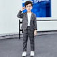 Boys Pilot Uniform Suit - Formal Jacket and Pants Costume
