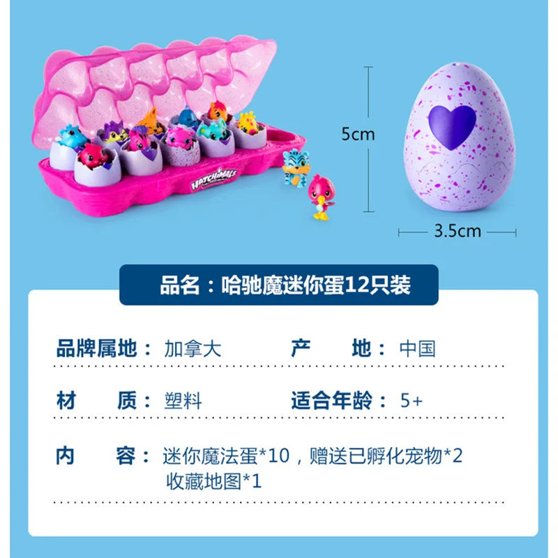 Hatchable Magic Egg Blind Box Figurine Set