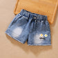 Girls Casual Summer Denim Shorts