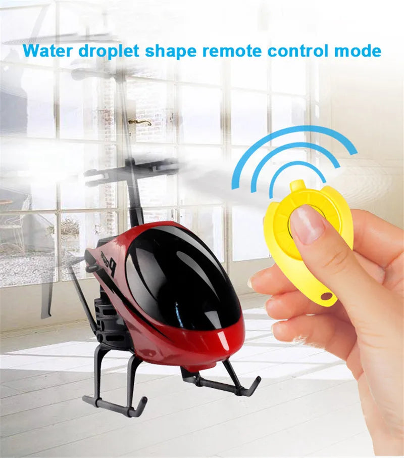 Mini Infrared Induction RC Drone - Flashing Light Helicopter Toy