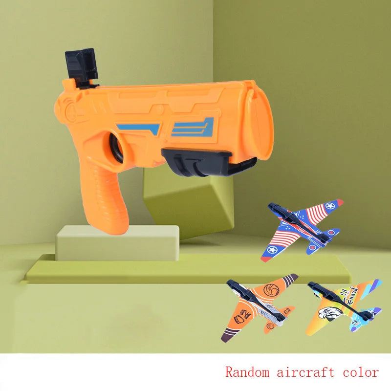 Kids Ejection Aircraft Shooting Game - Outdoor Parent-Child Toy