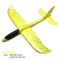 Foam Plane Glider Toy - 33/50CM Hand Throw Outdoor Airplane