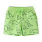 Kids Shark Print Drawstring Shorts - Cartoon Animal Summer Pant