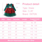 Girls Christmas Sequin Elk Party Dress - Flying Sleeve