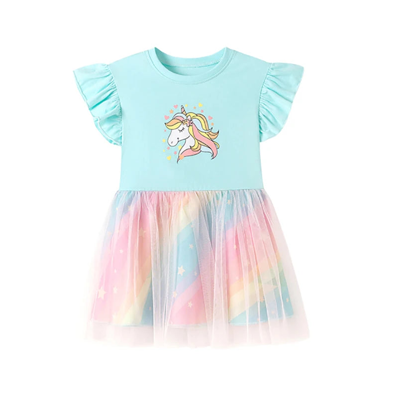 Baby Girls Cotton Summer Dress - Lovely Toddler Style